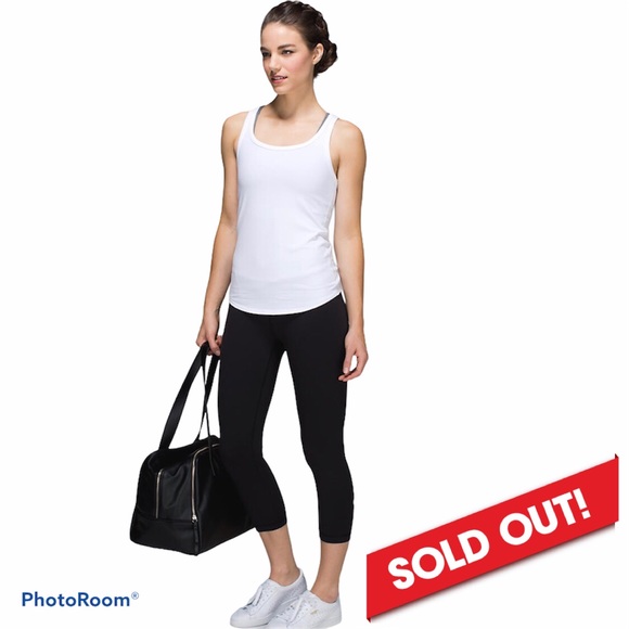 Lululemon wunder under low-rise crop black size 8